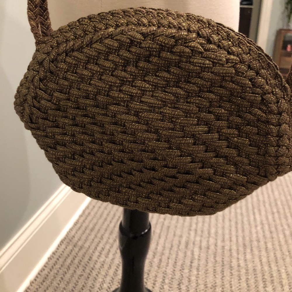 De Vecchi by Hamilton Hodge Vintage Gold Handbag